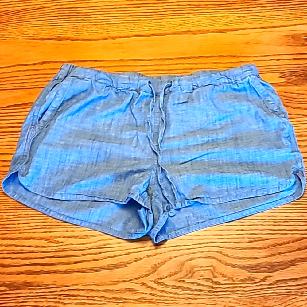 J Crew Chambray Short Shorts Size Small